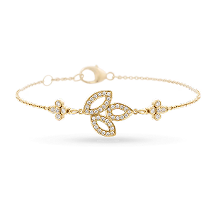 Lily Cluster Yellow Gold