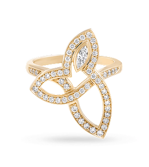 Lily Cluster Yellow Gold